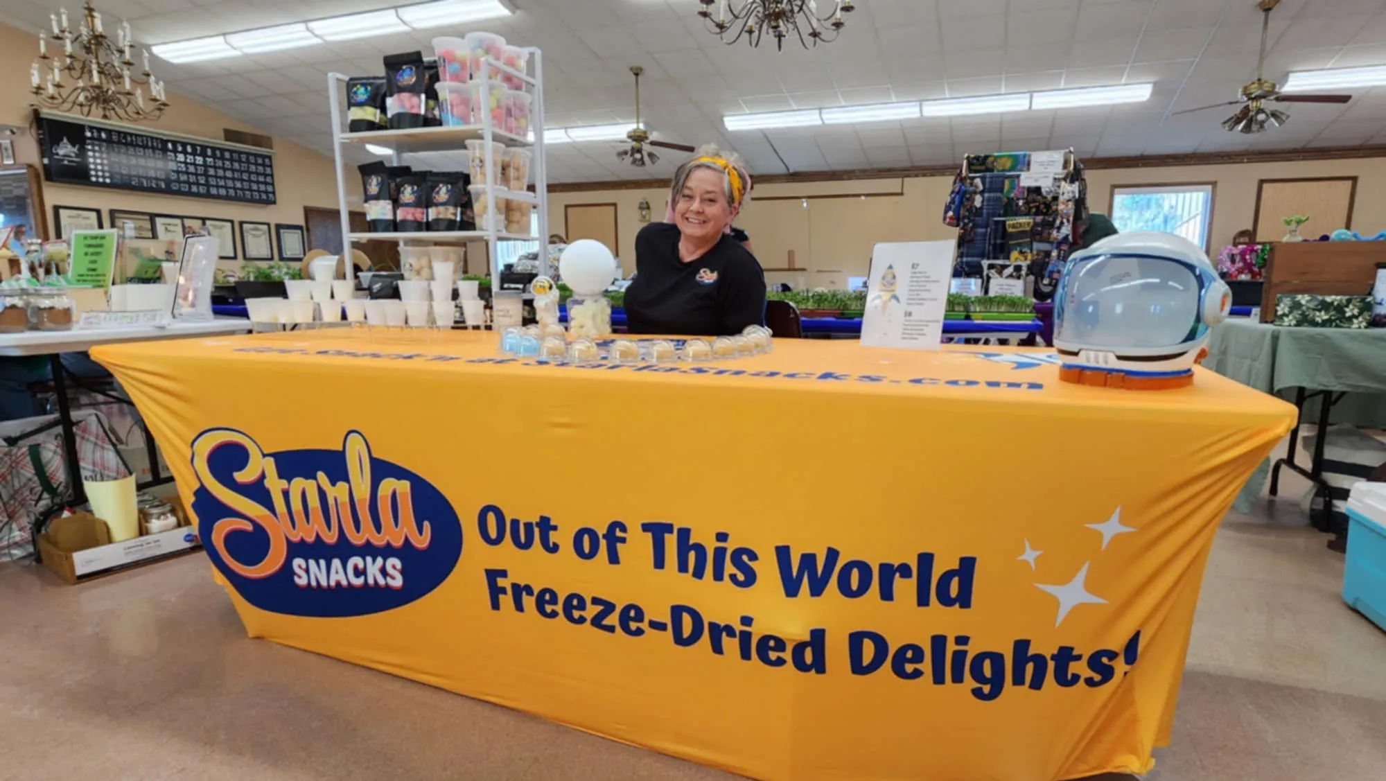About img Pam at the Saukville Winter Market